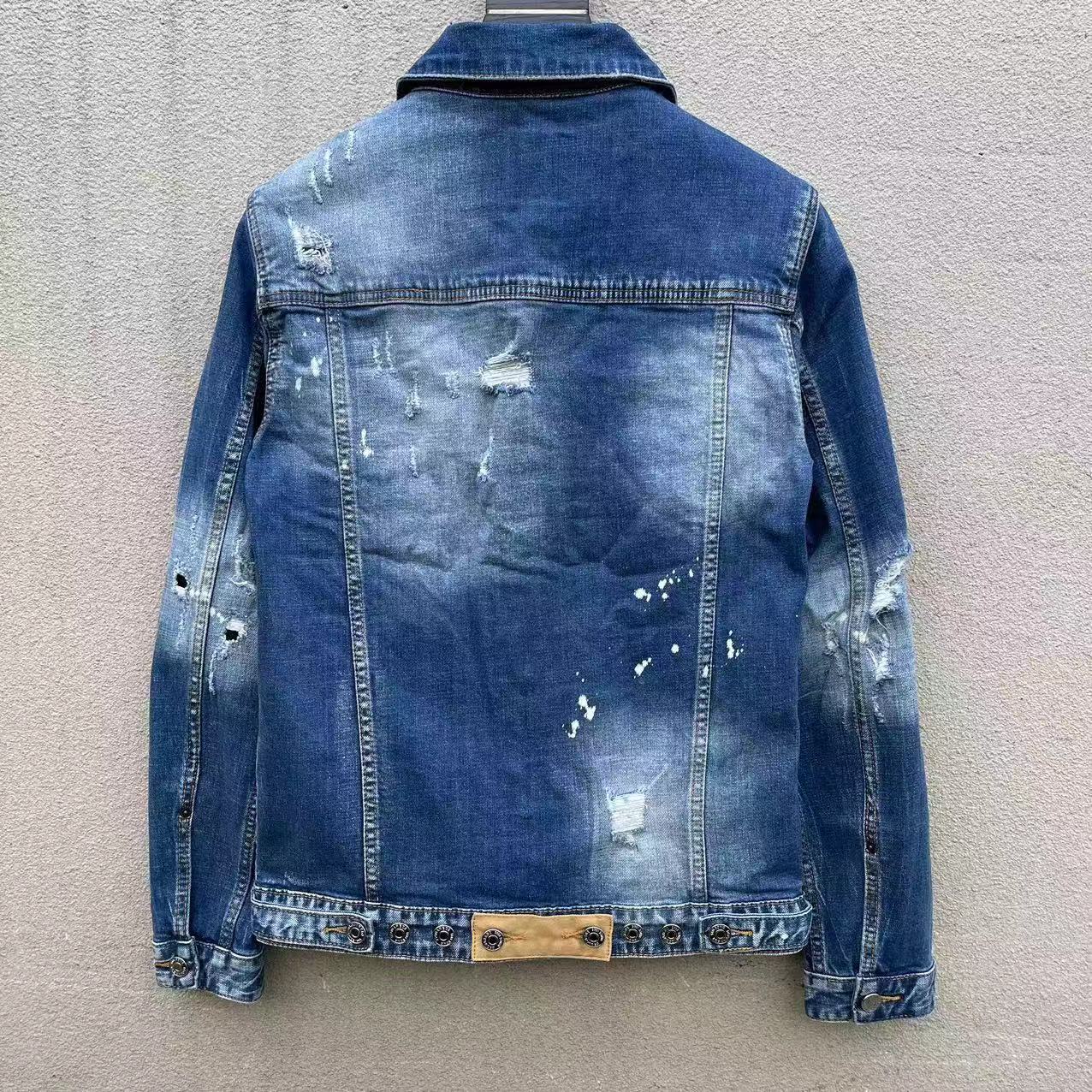 2025ss Man Letters Denim Jacket