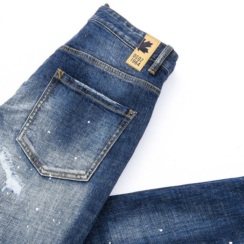 SOLA-DSQ2 New Man Hole Jeans