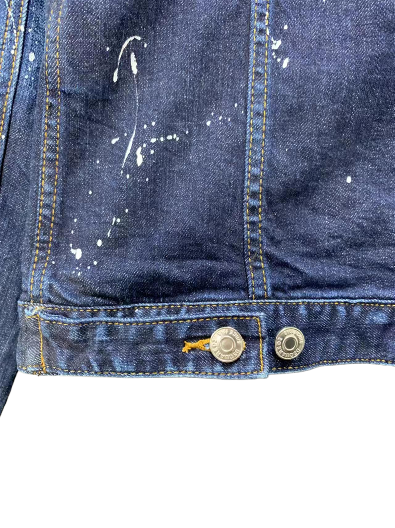 SOLA-DSQ2 2024ss Man Hole Denim Jacket
