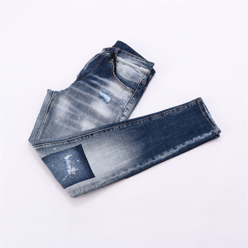SOLA-DSQ2 New Man Hole Jeans