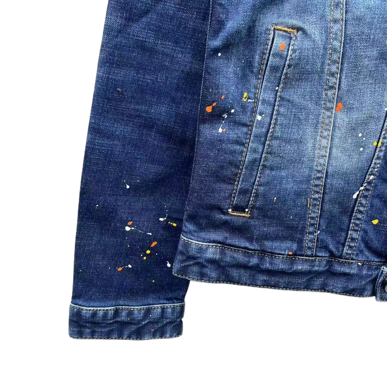 DSQ2 2024ss Man Hole Denim Jacket