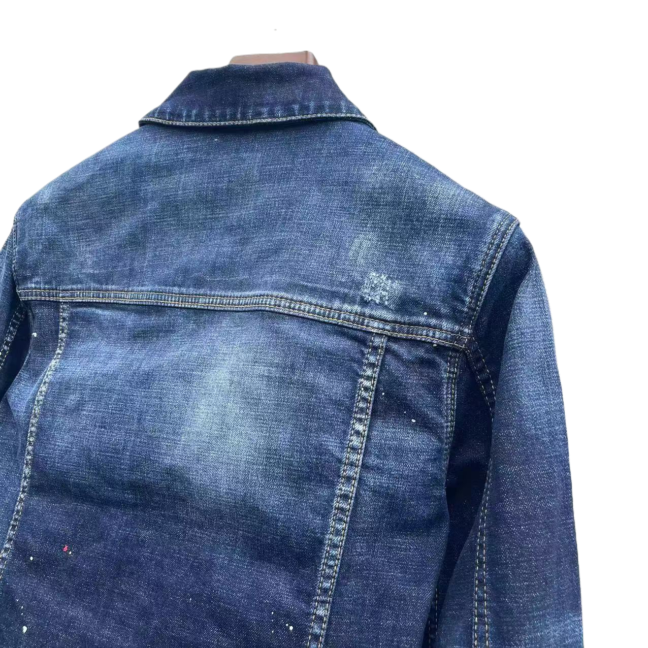 DSQ2 2024ss Man Hole Stitching Denim Jacket
