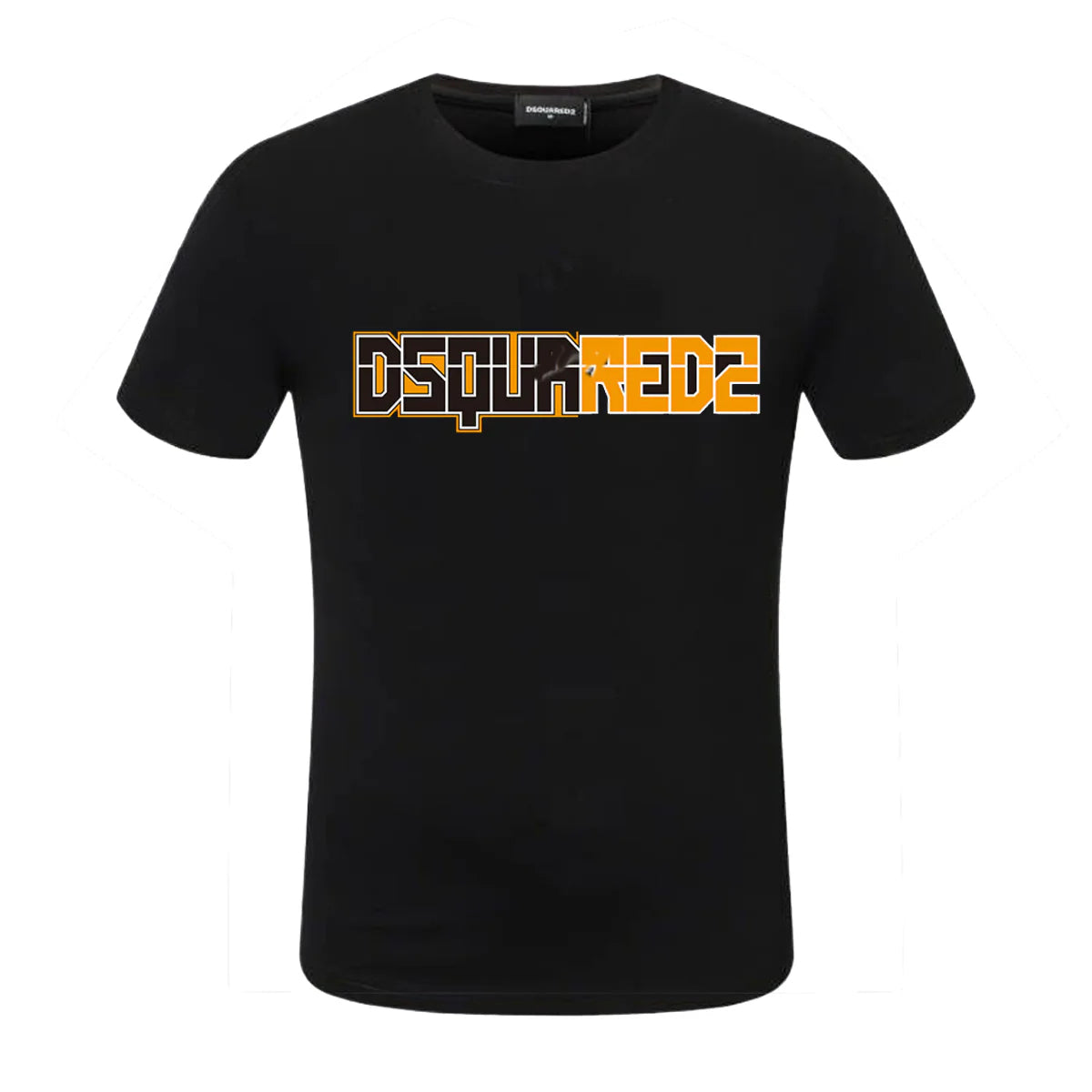 New-D2 Lettering Printed Cotton T-Shirt