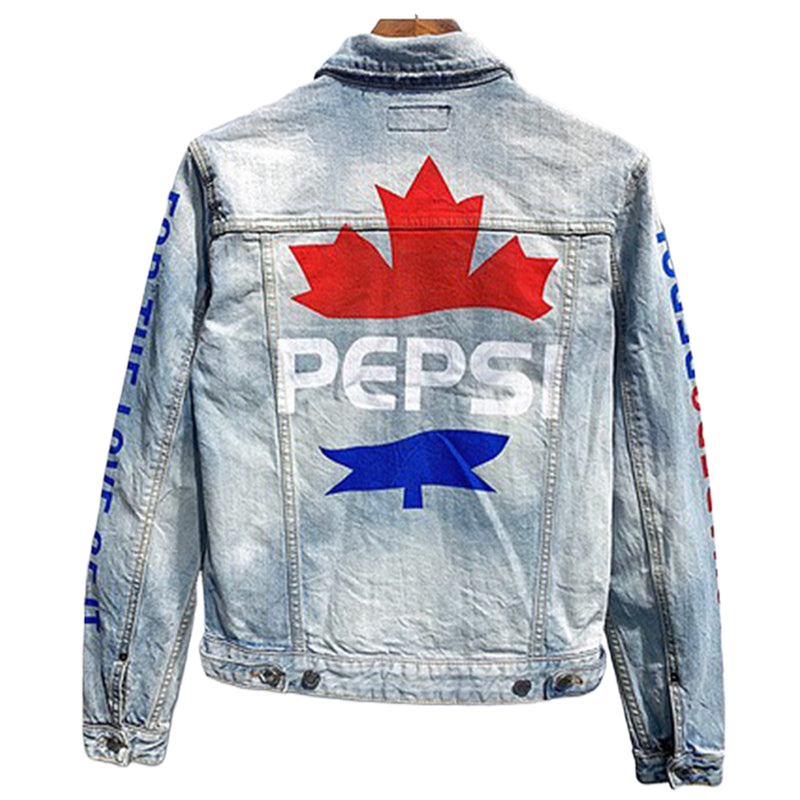 SOLA-DSQ2 2024ss Man Prints Denim Jacket