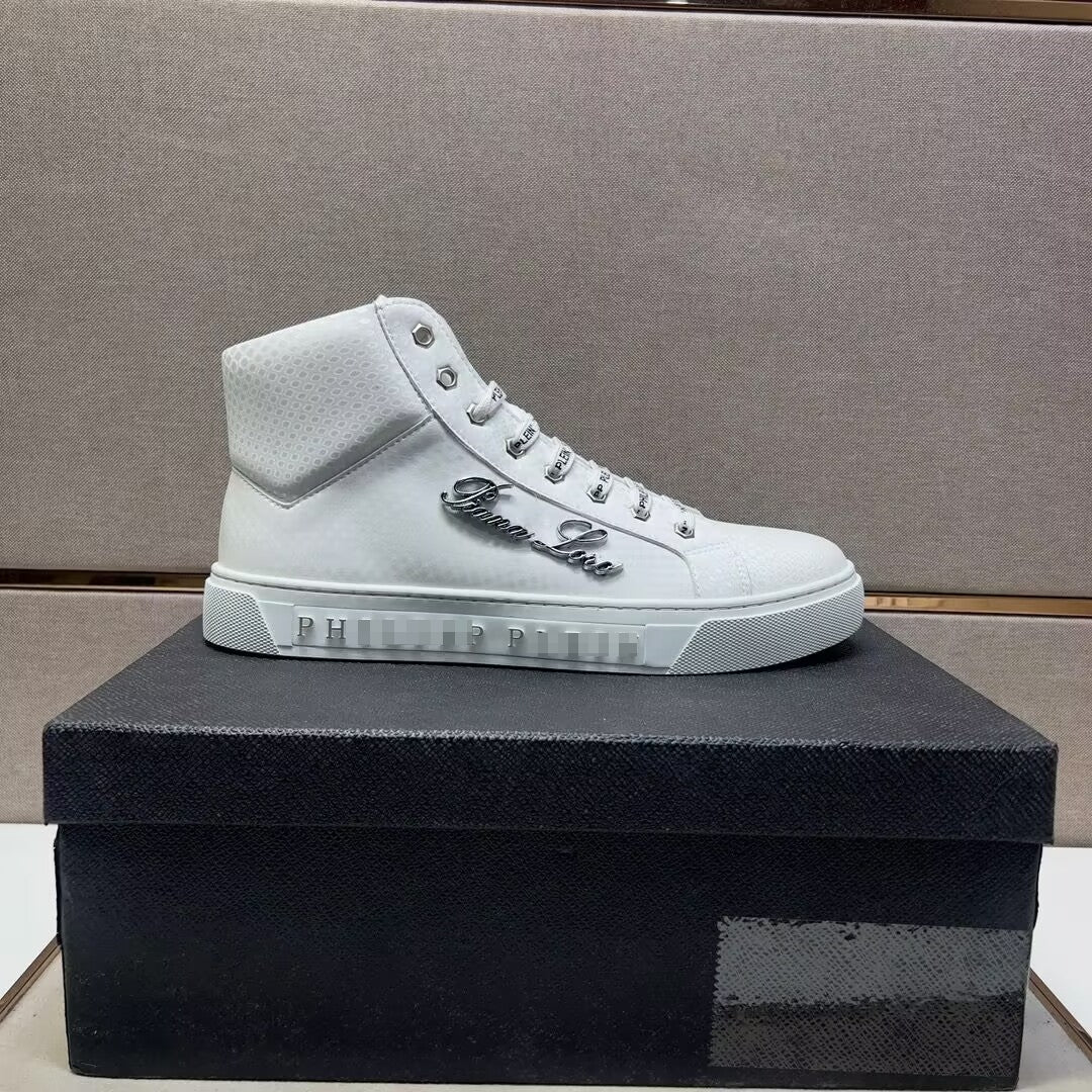 PP New high-top leather Sneakers