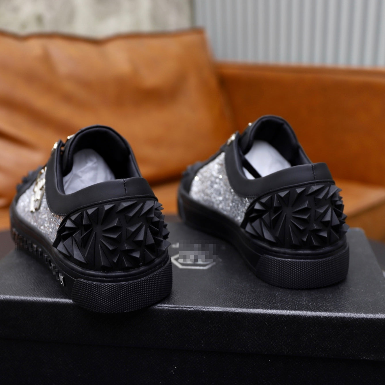 PP Men's new diamond lettering sneakers