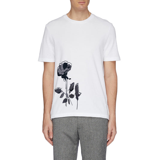 トムブラウン 2025SS フラワーズ Tシャツ