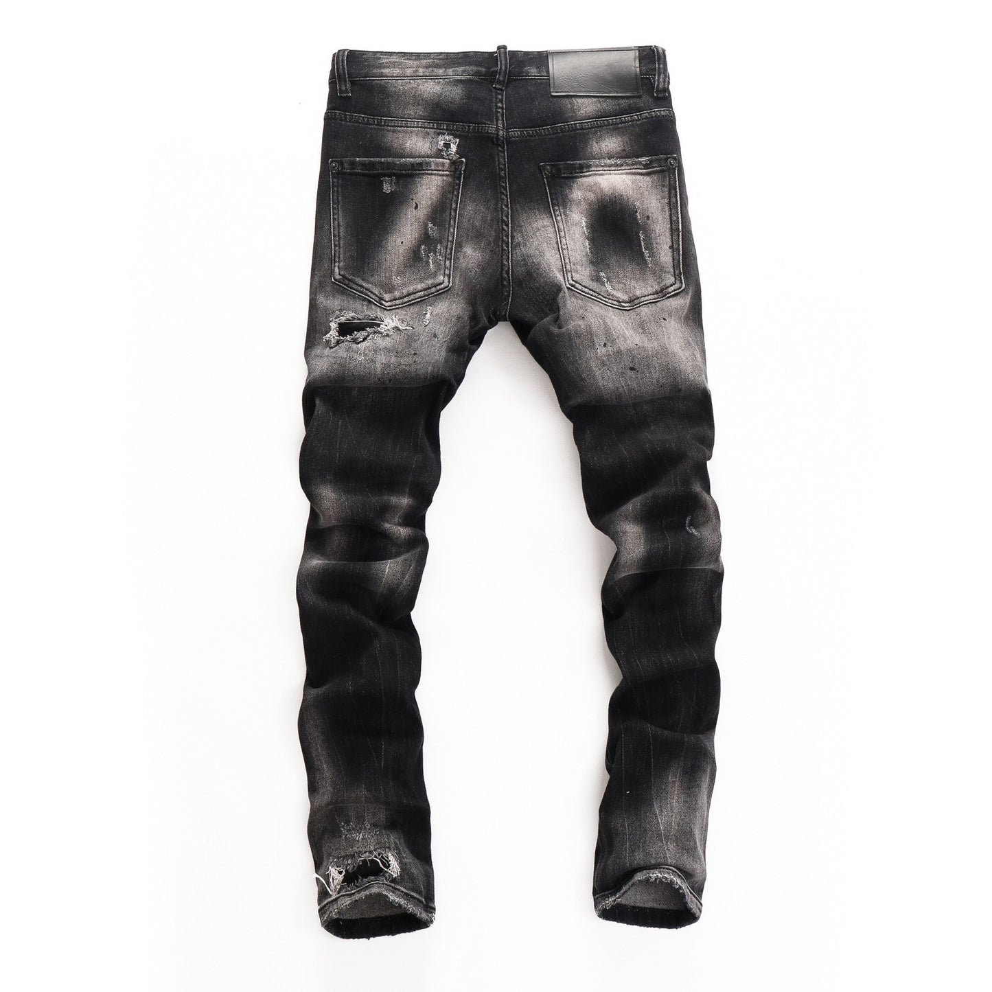 SOLA-DSQ2 Elastic washable holes Jeans