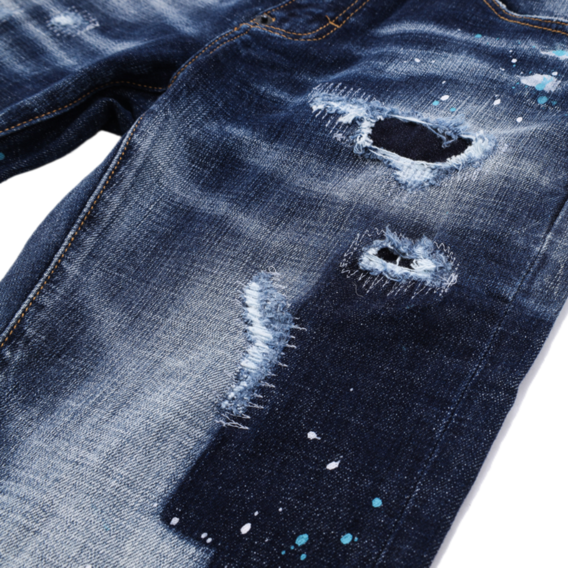 SOLA-DSQ2 Hole Process Jeans