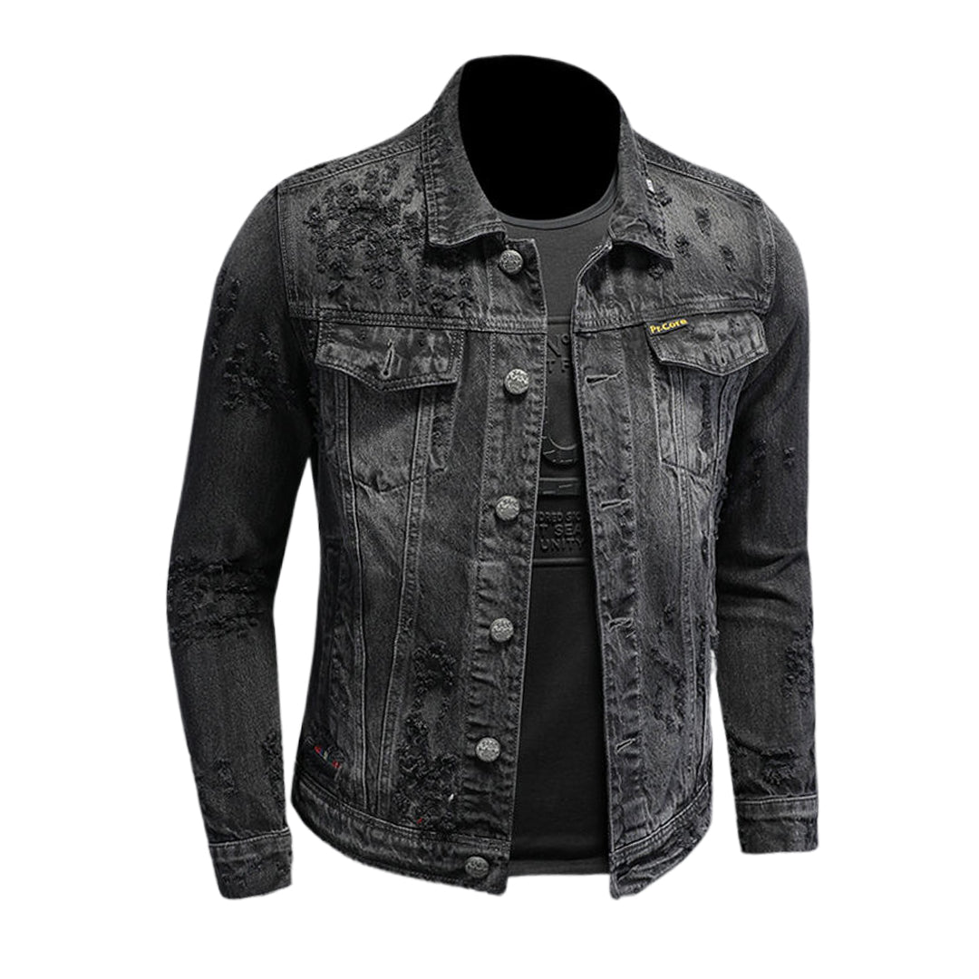 SOLA-DSQ2 Black Denim Jacket