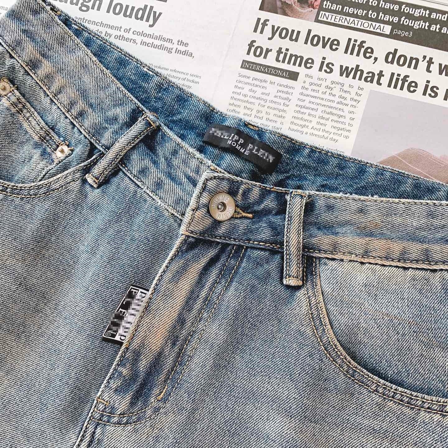 SOLA-PP Ripped short jeans