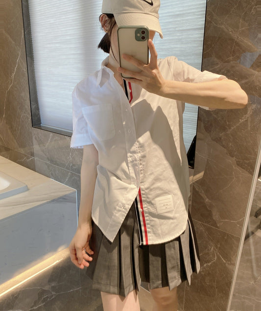 Puppy embroidered short sleeves(复制) THOM TREND