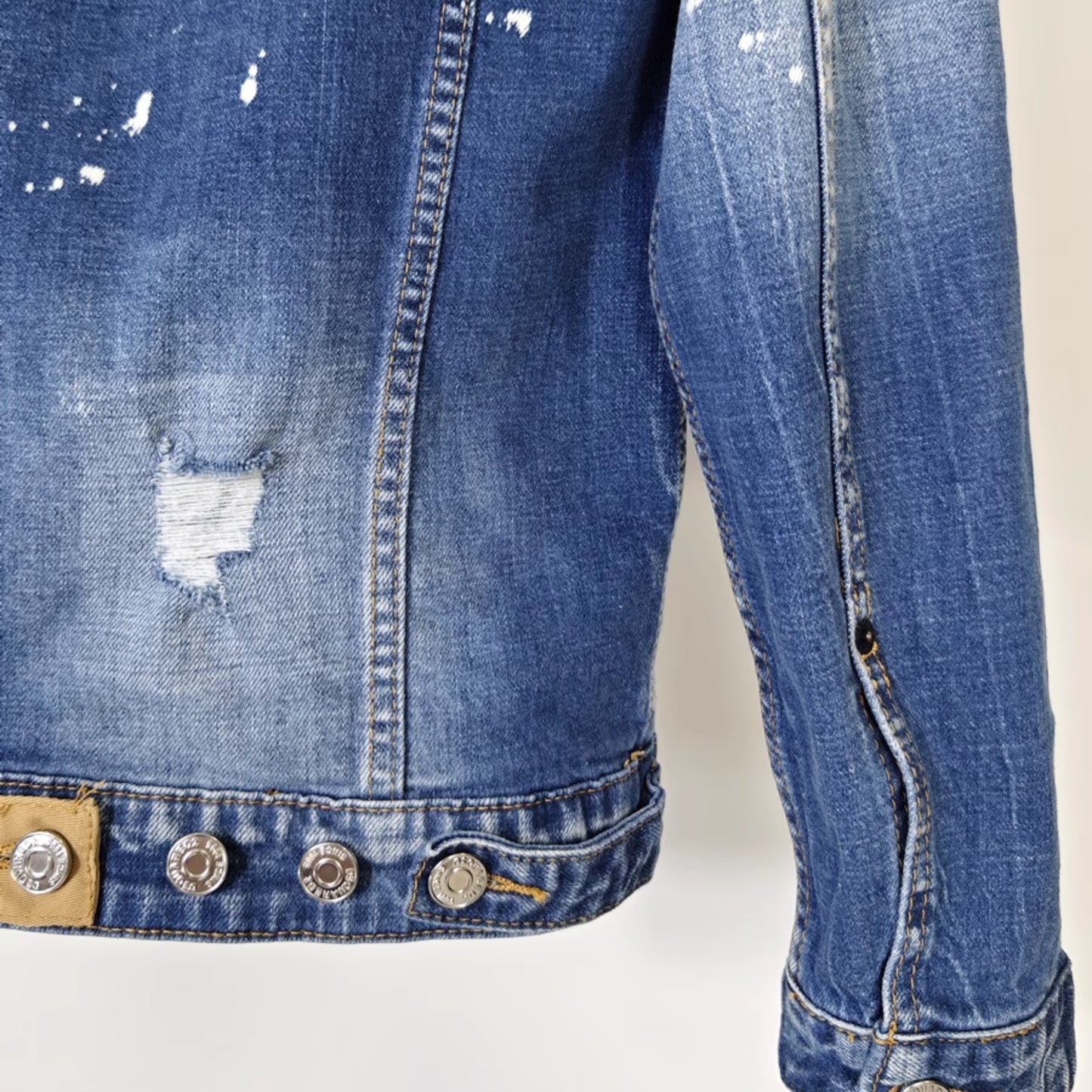 2025ss Man Letters Denim Jacket