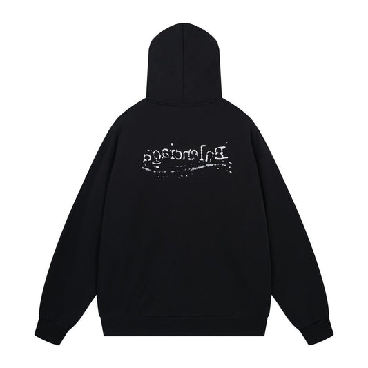 Balenciaga Bold Print Couples Hoodie