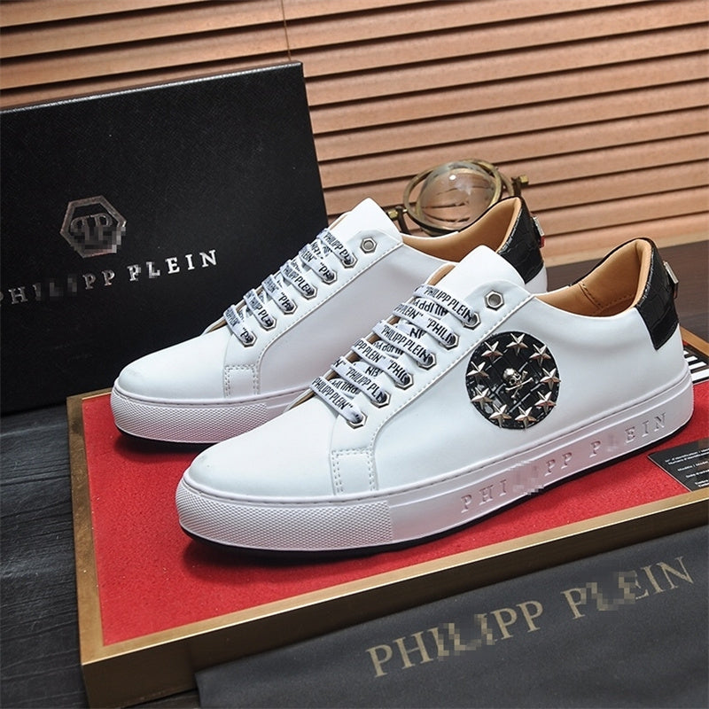 PP Men New Men's Skull Diamond Sneakers