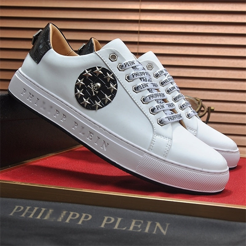PP Men New Men's Skull Diamond Sneakers