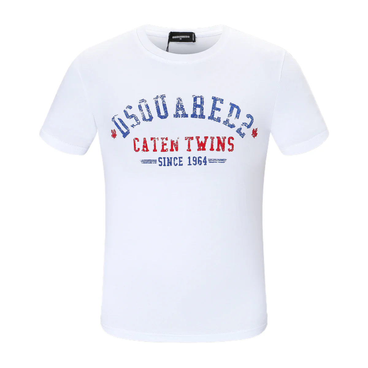 New-D2 Lettering Printed Cotton T-Shirt