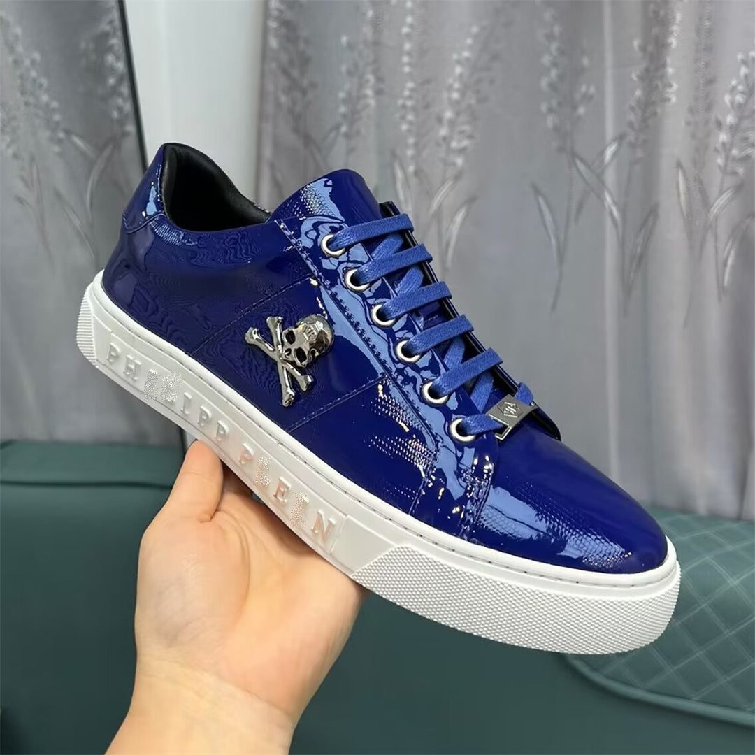 PP New Skull leather Sneakers