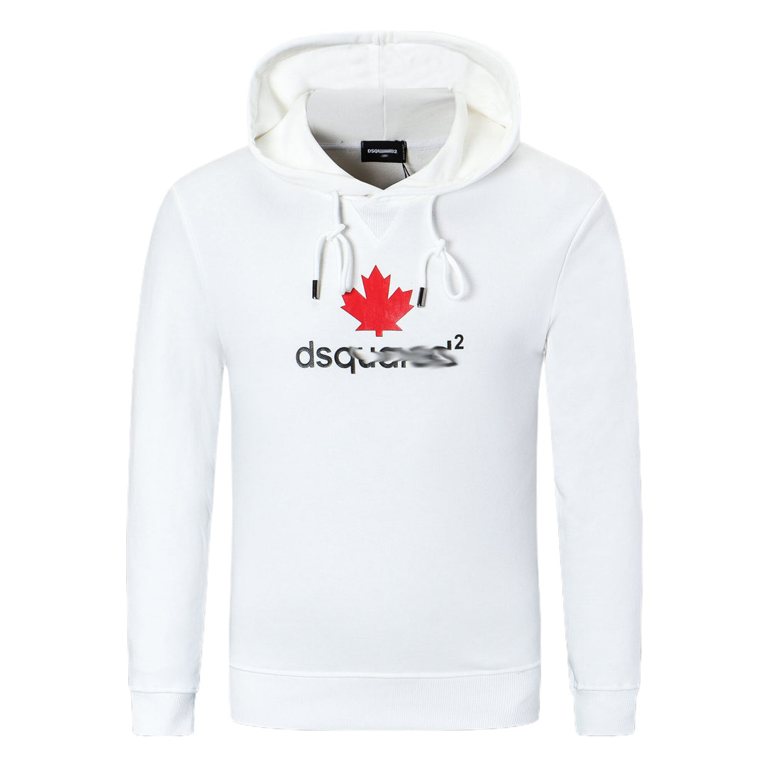 SOLA-DSQ2 24ss Printing Maple Leaf Hoodie