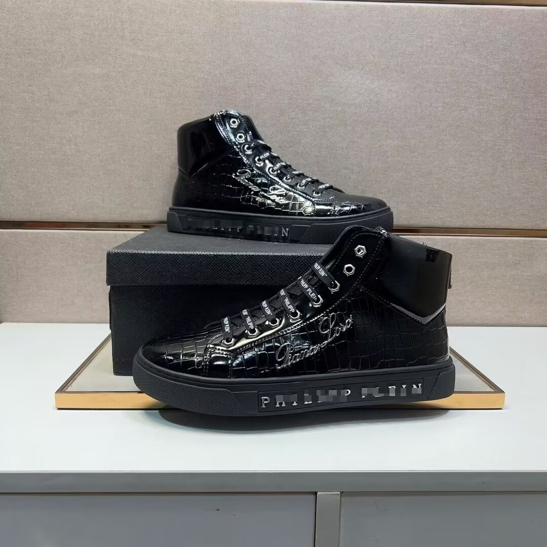 PP New high-top leather Sneakers