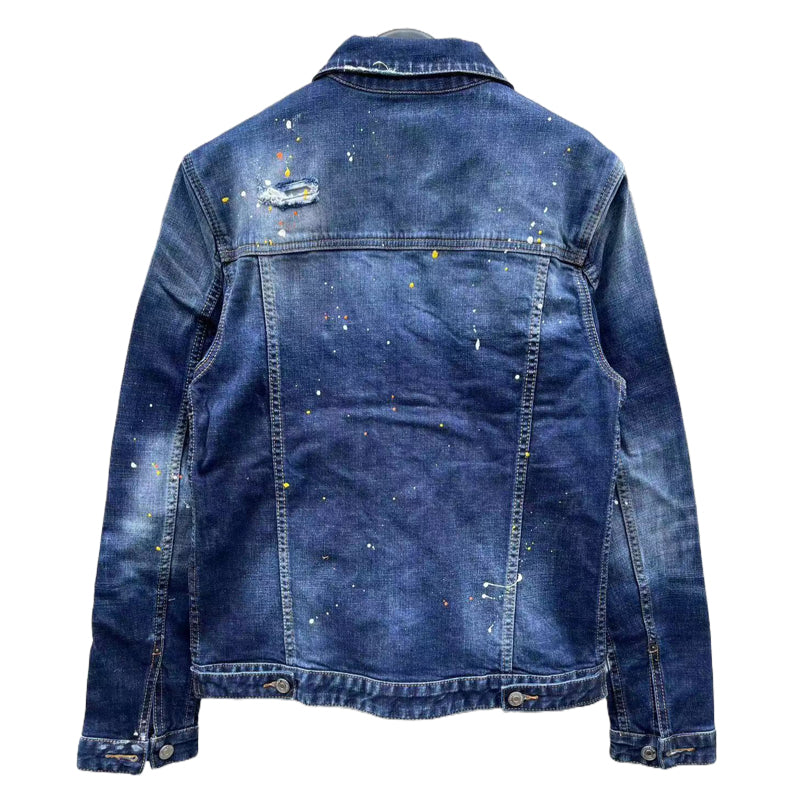 DSQ2 2024ss Man Hole Denim Jacket