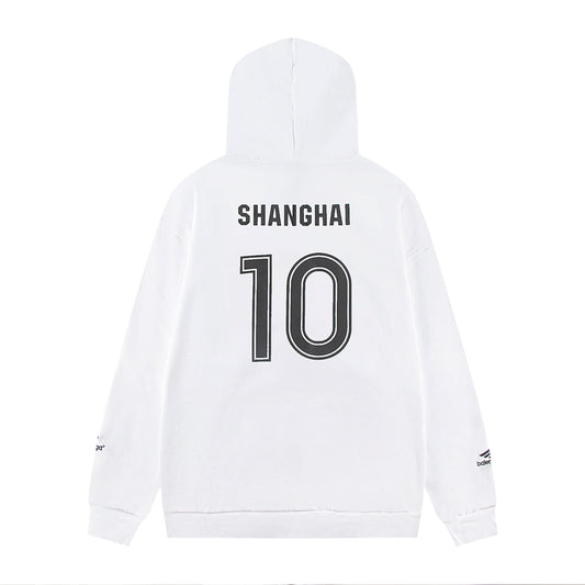 Balenciaga Collaboration Edition Graphic Hoodie