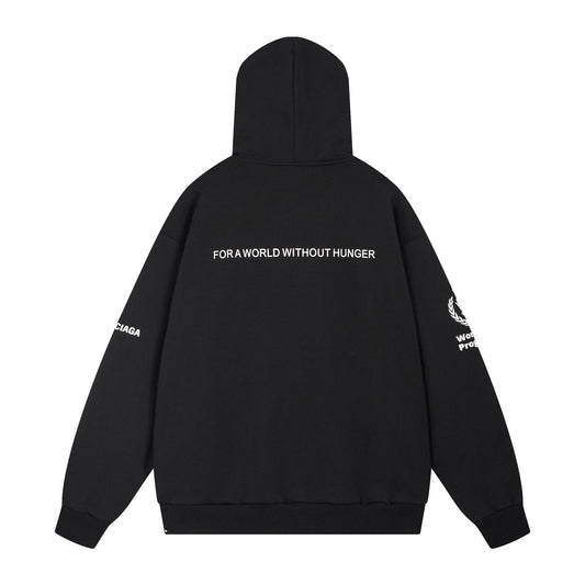 Balenciaga Embroidered Logo Hoodie