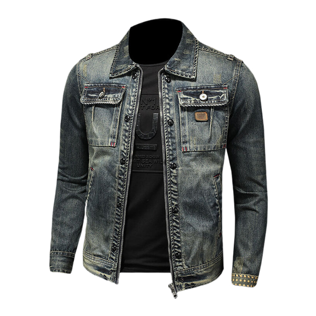 SOLA-DSQ2 Black Denim Jacket