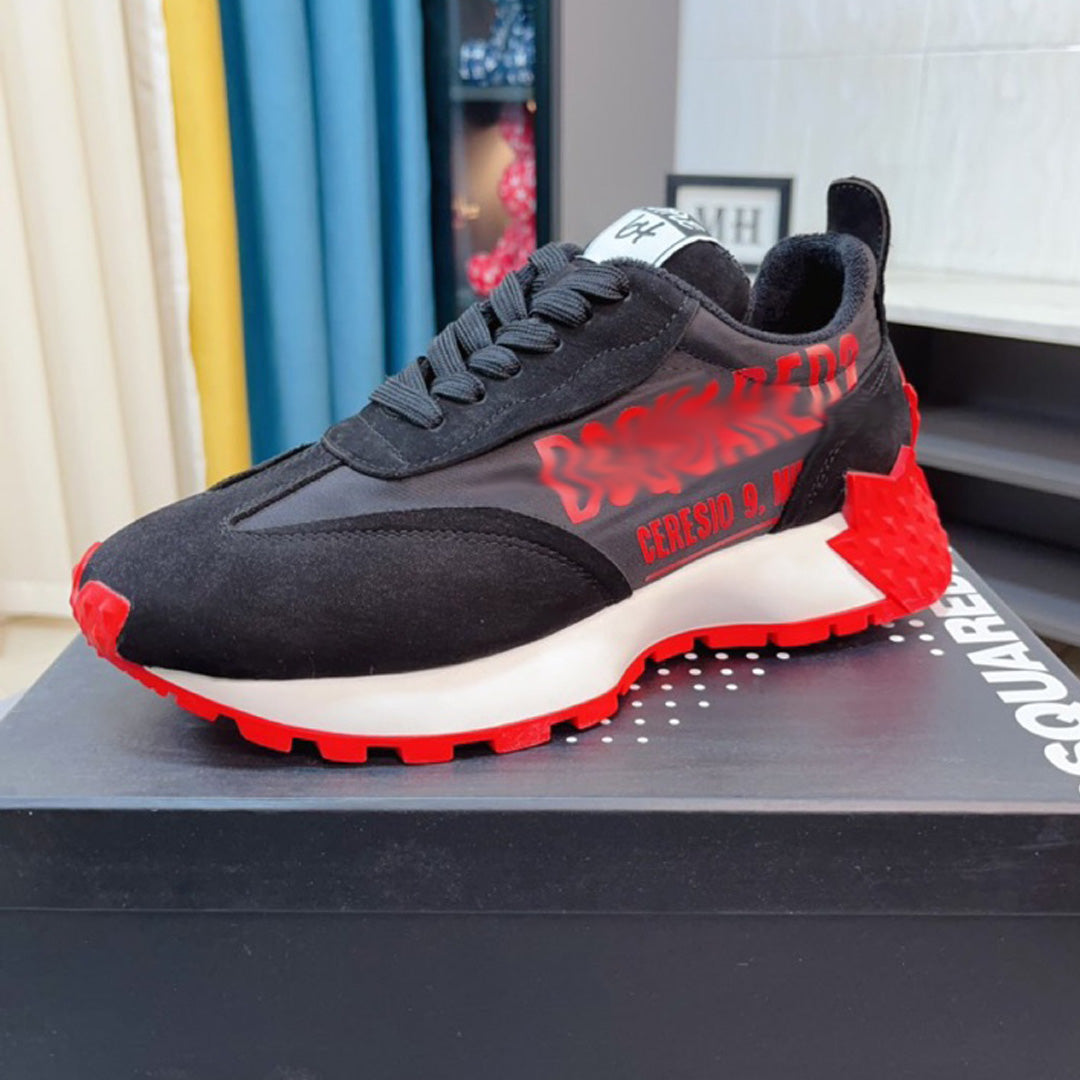 SOLA-DSQ2 New Leather Men's Sneakers
