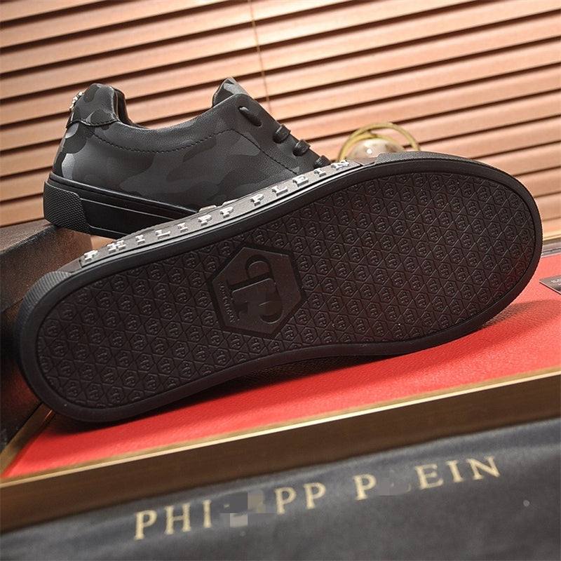 PP Men New Men's leather sneakers