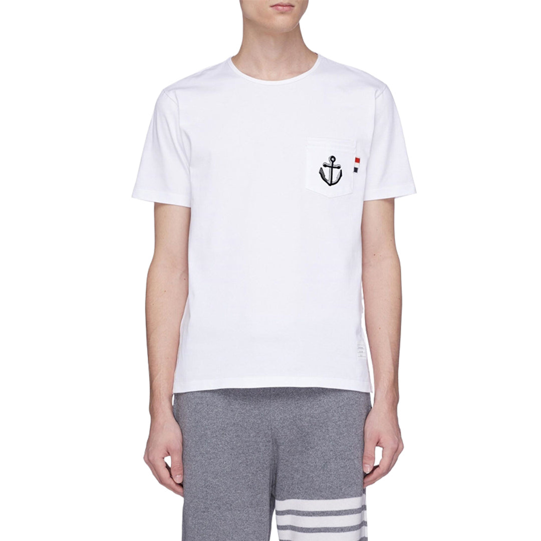 トムブラウン アンカーエンブロイダリー Tシャツ
