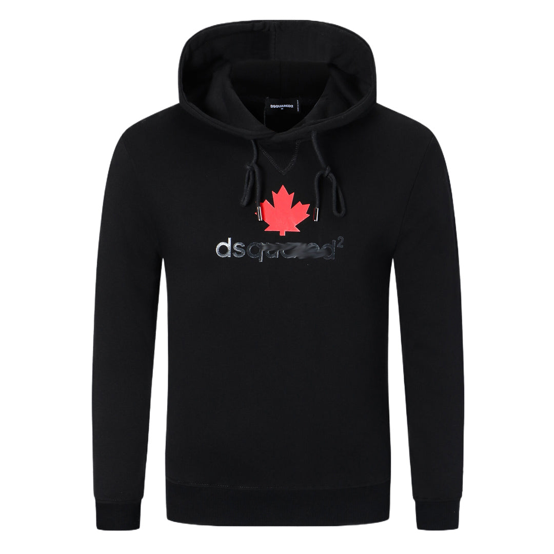SOLA-DSQ2 24ss Printing Maple Leaf Hoodie