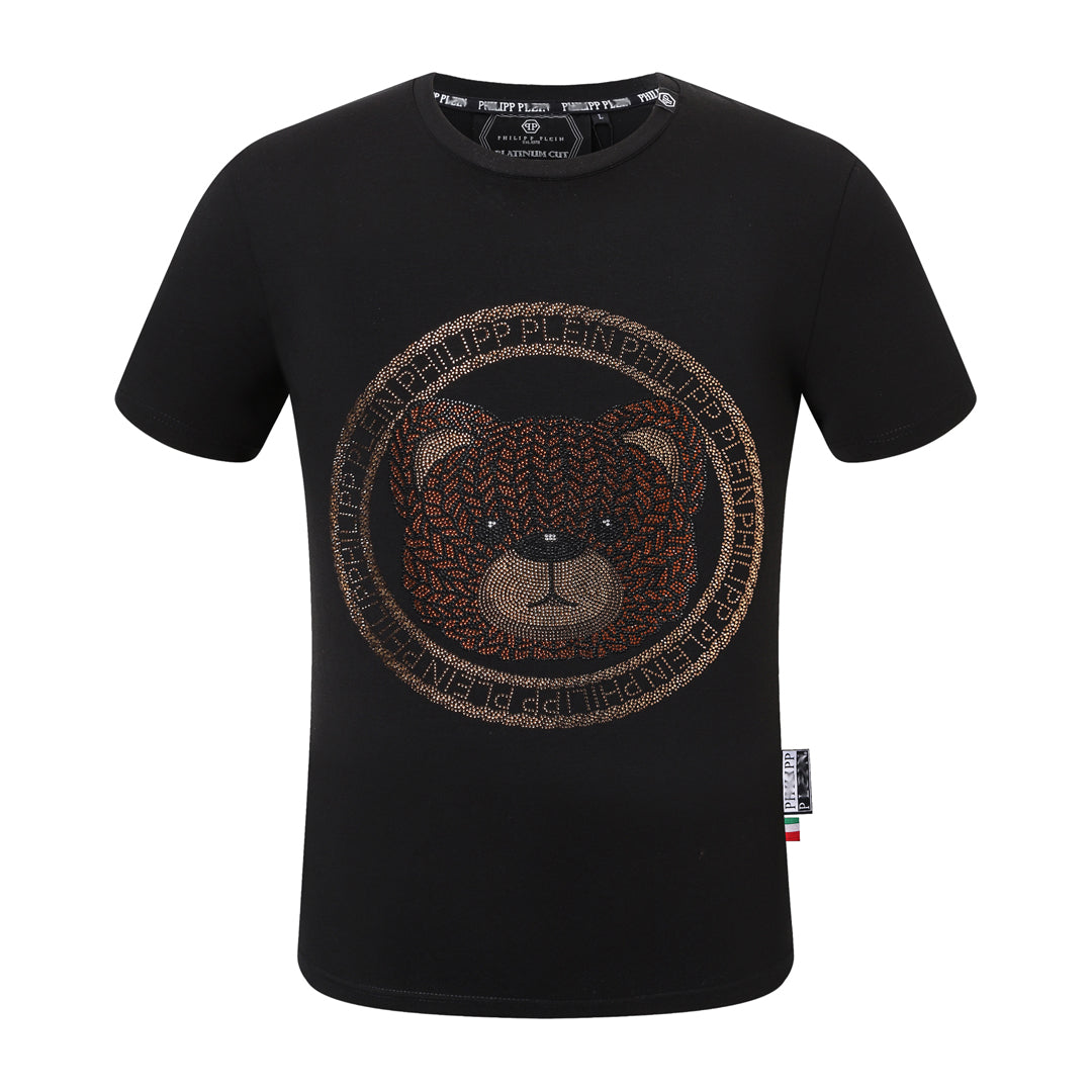 SOLA-PP Bear hot diamond man T-shirt