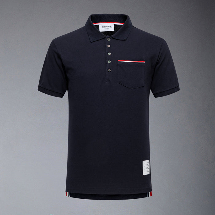 Thom Browne Pocket Stripes POLO Shirt