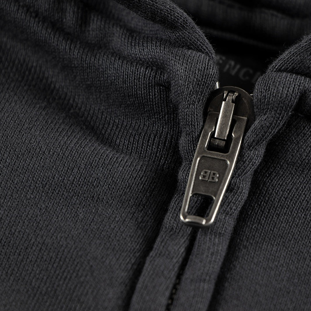 Balenciaga Character Graphic Print Hoodie — Dark