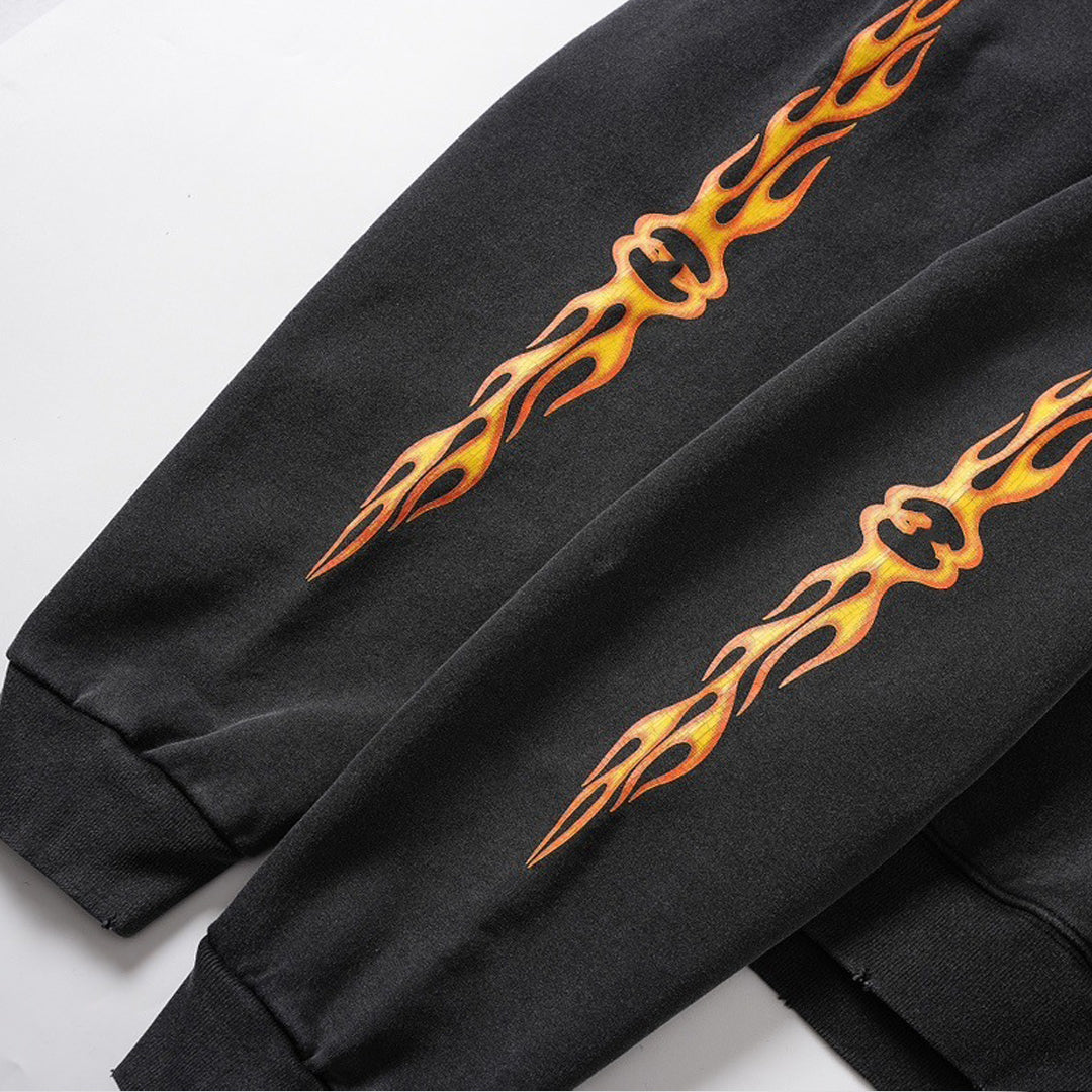 Balenciaga Monogram Allover Print Hoodie
