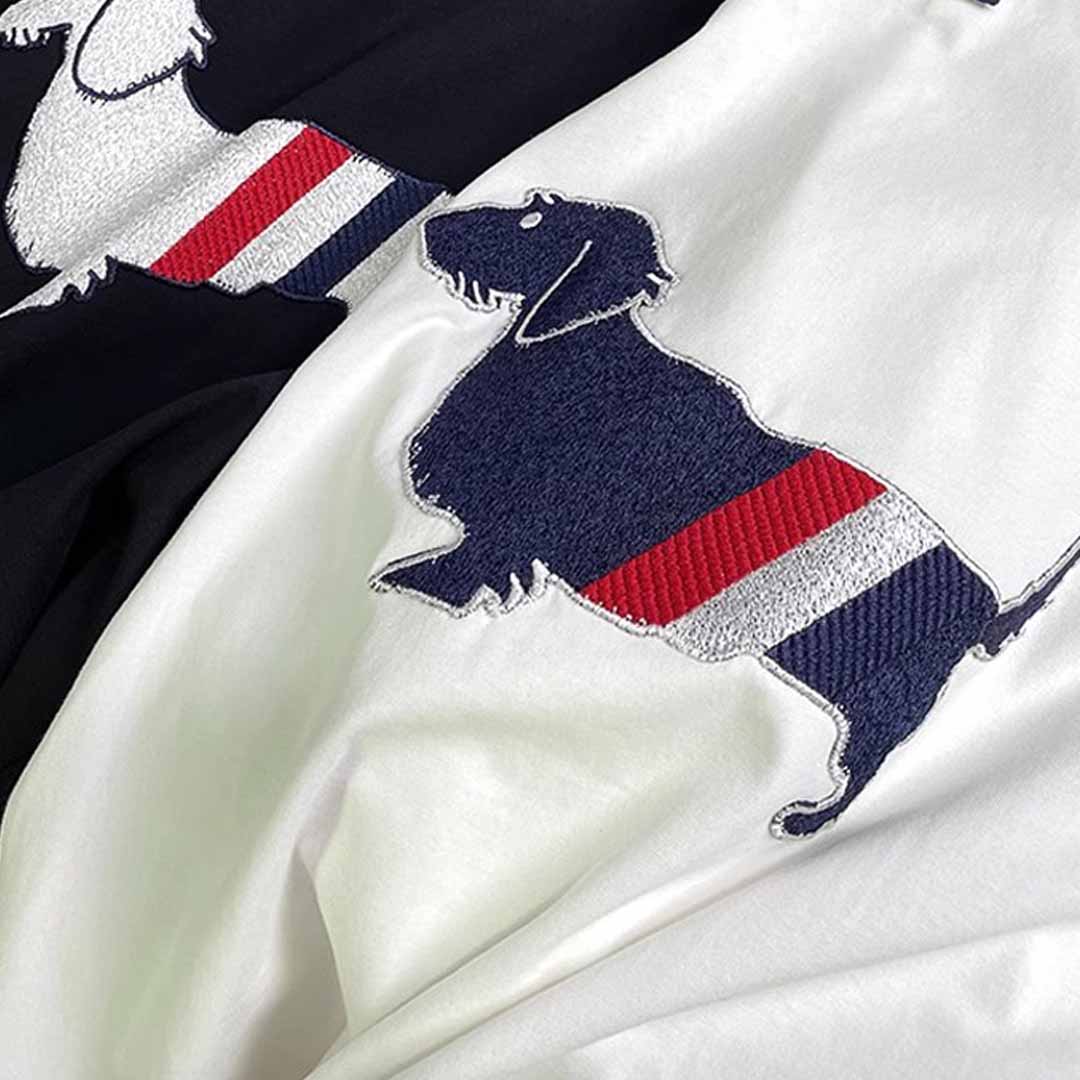 トムブラウン パピー刺繍 Tシャツ