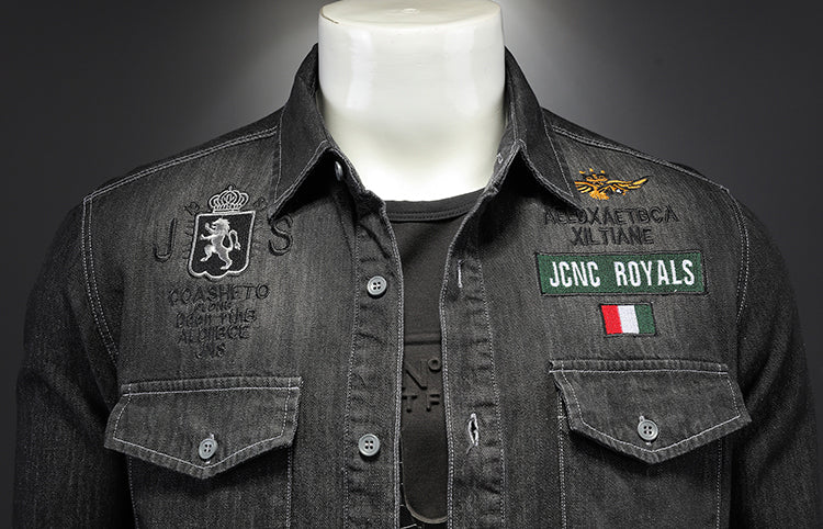 SOLA-DSQ2 Black 2024ss Denim Jacket