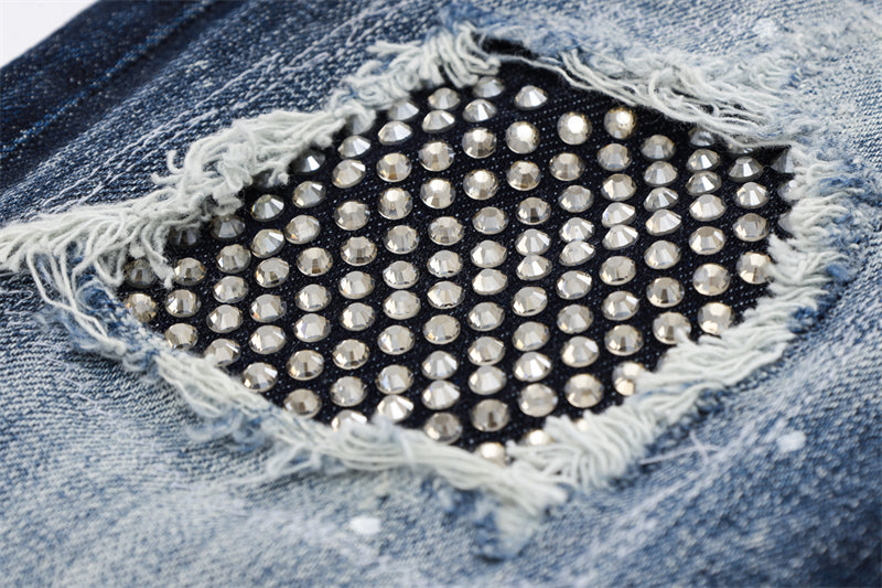 SOLA-DSQ2 New Man Casual trousers Hole Jeans