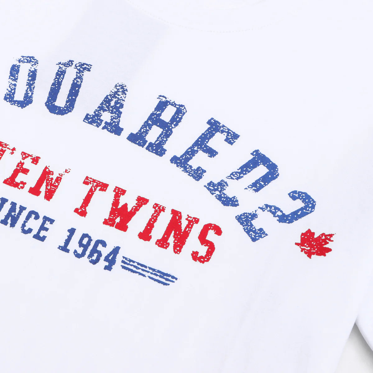 New-D2 Lettering Printed Cotton T-Shirt
