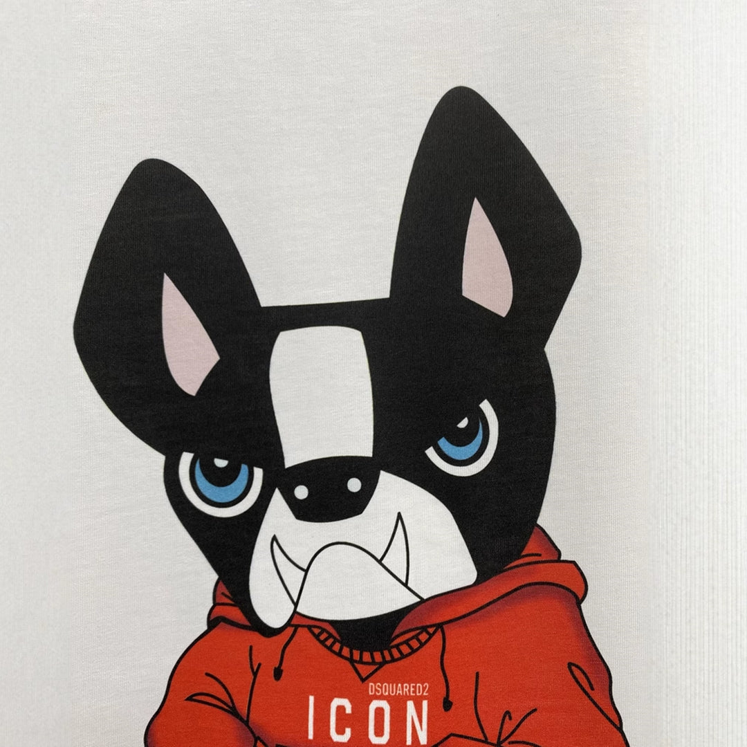 DSQ2 Cartoon Dog T-shirt