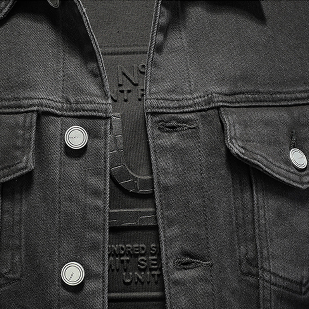 SOLA-DSQ2 Men's Black Denim Jacket