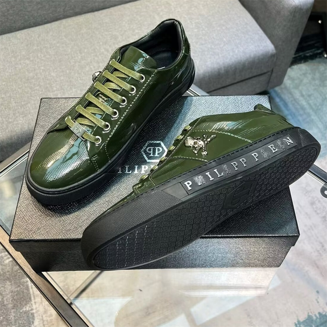 PP New Skull leather Sneakers