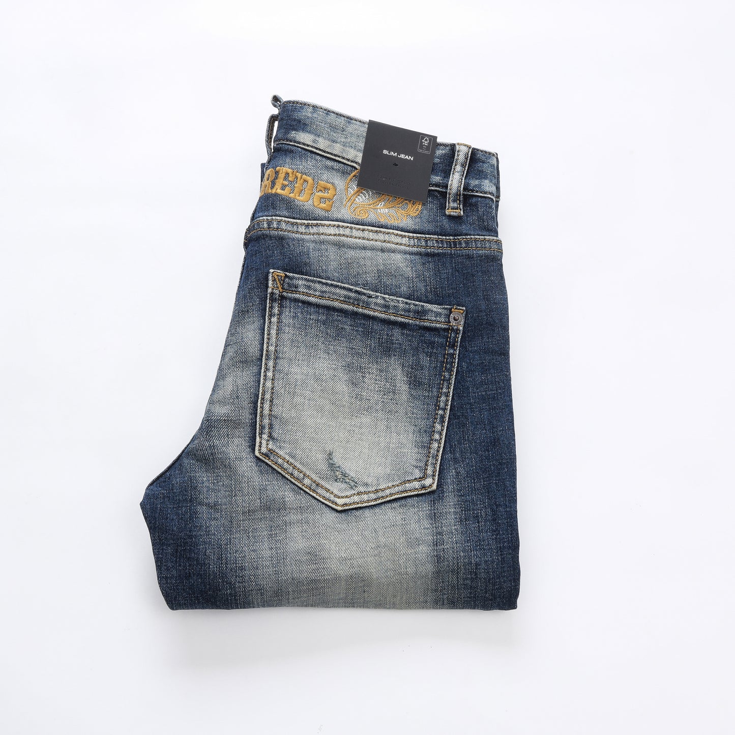dsquared2 hot diamond embroidery Jeans