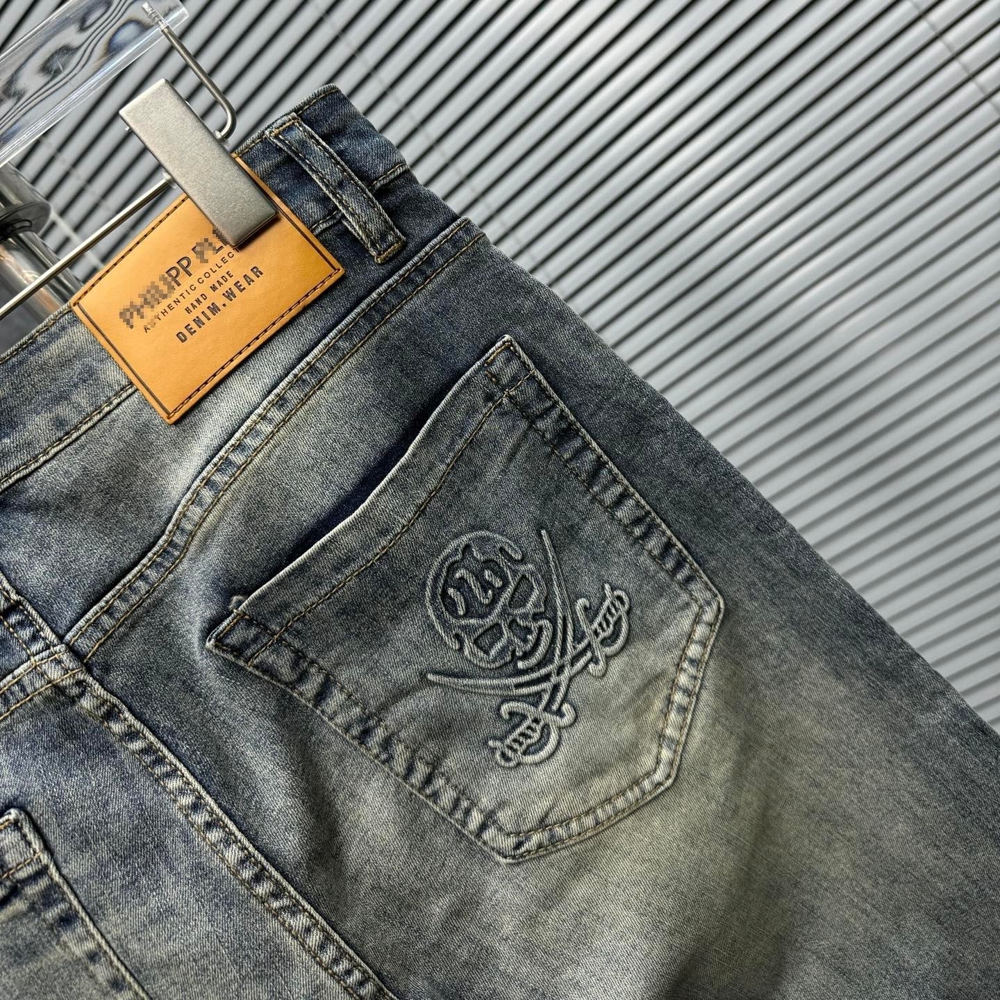 SOLA-PP Lettering Print Jeans