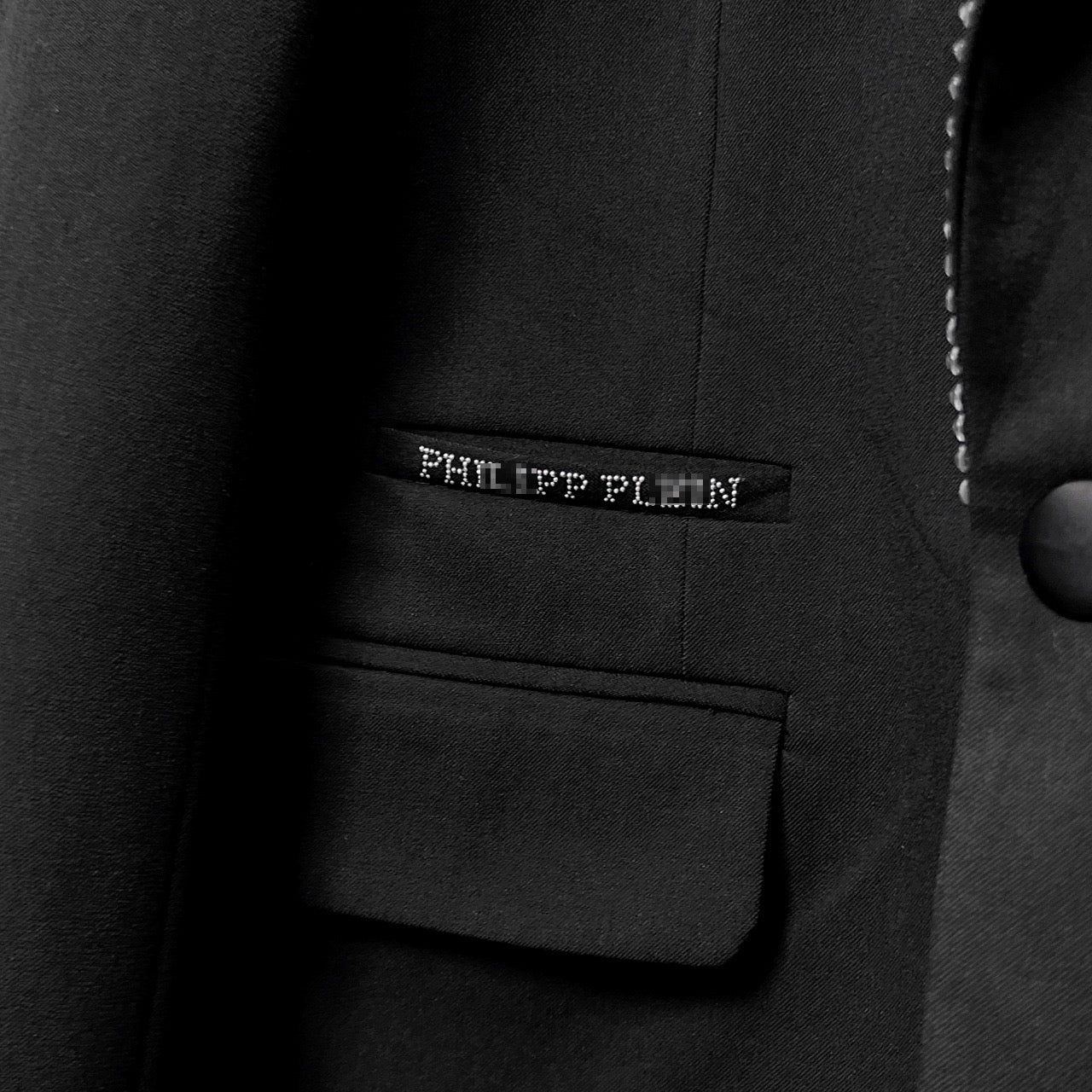 PP Men's Blazer with Lightning Rhinestones
