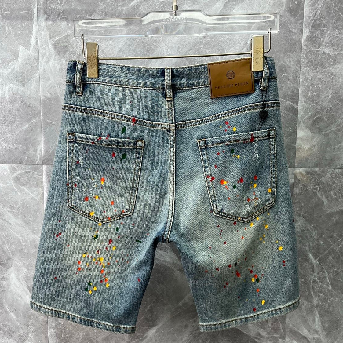 SOLA-PP Inkjet Short Jeans