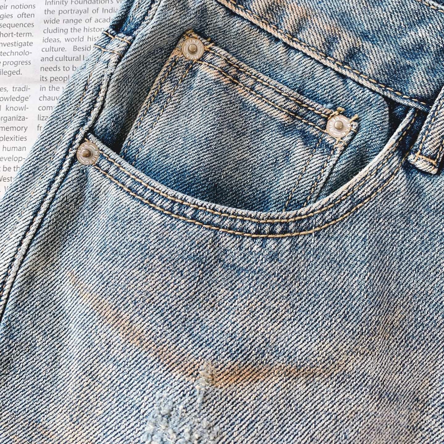 SOLA-PP Ripped short jeans