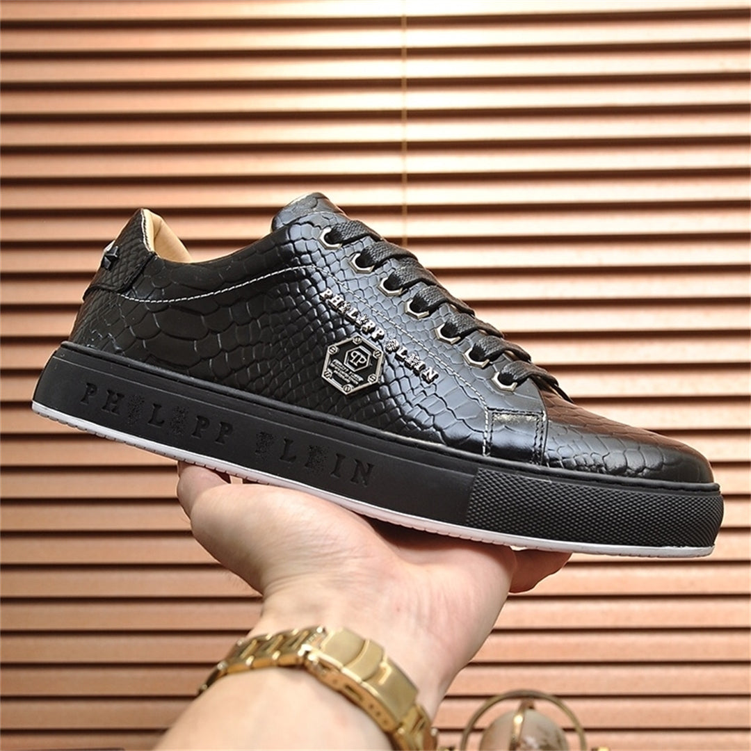 PP Logo letters New leather Sneakers