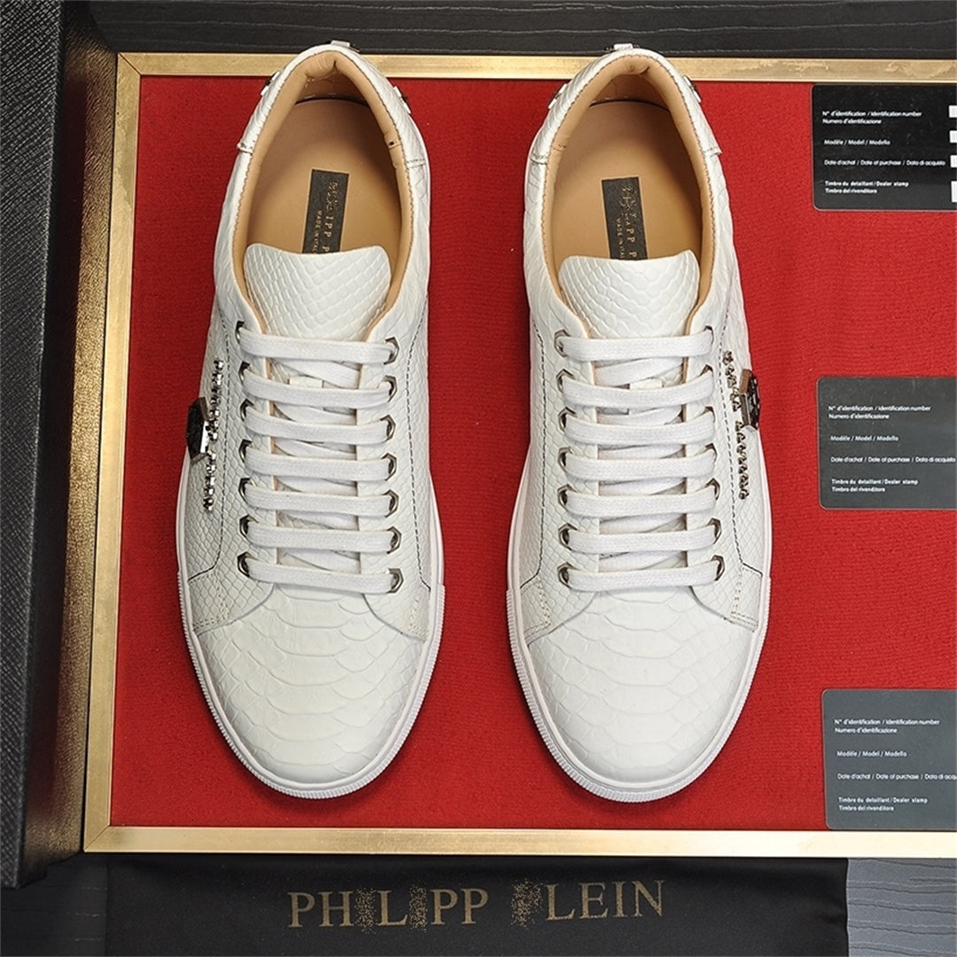 PP Logo letters New leather Sneakers